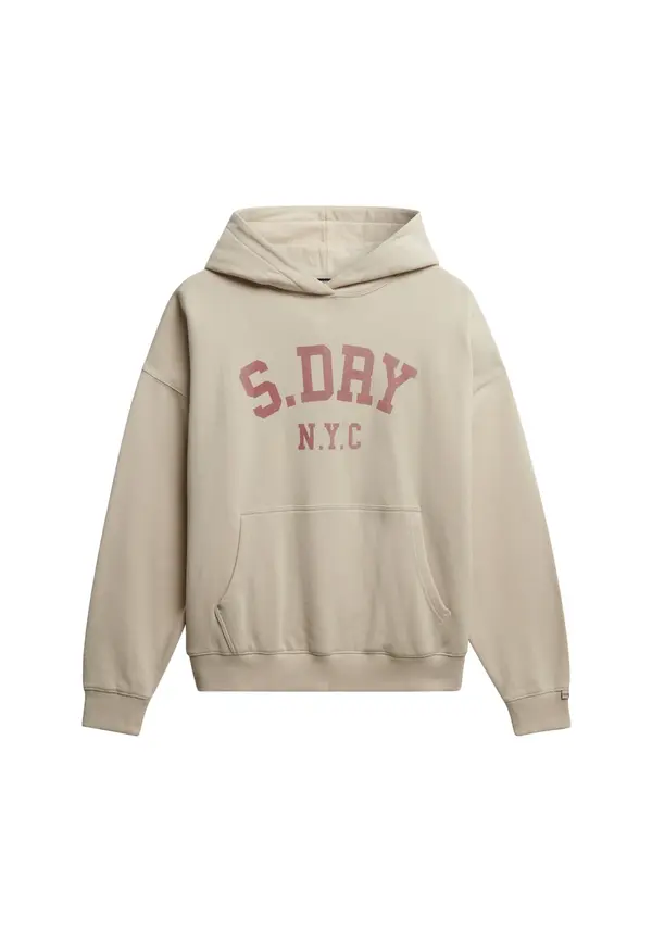 Superdry & Co Superdry & Co Majica 'Athletic Essentials'  bež / burgund