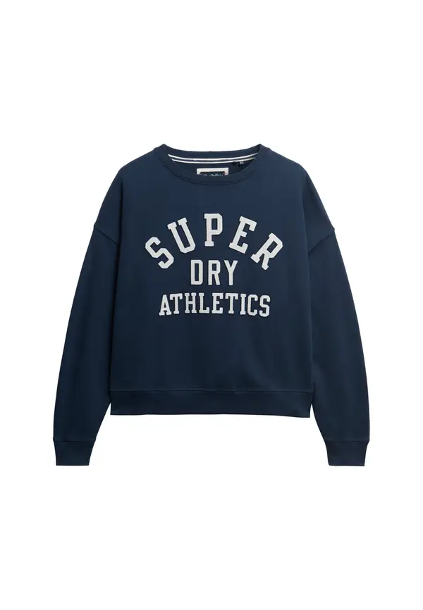 Superdry & Co Superdry & Co Majica 'Athletic Essentials'  marine / bela
