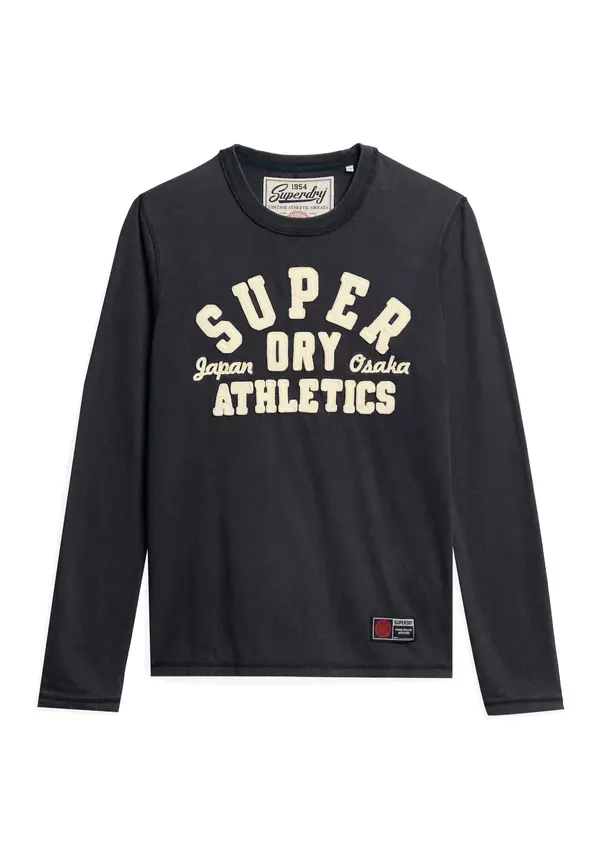 Superdry & Co Superdry & Co Majica 'Athletic'  kremna / marine