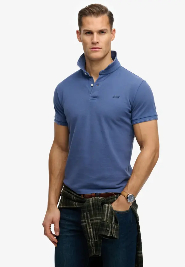 Superdry & Co Superdry & Co Majica 'Classic'  svetlo modra