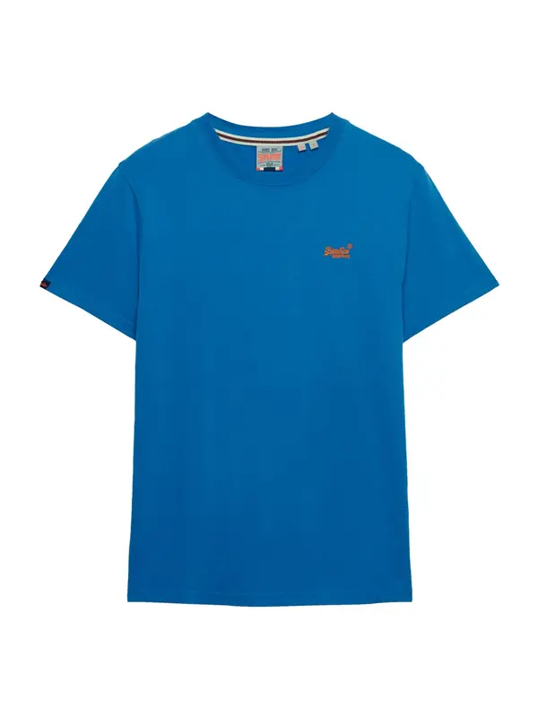 Superdry & Co Superdry & Co Majica 'Essential'  kraljevo modra / oranžna