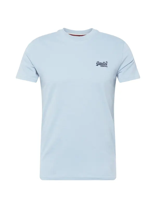 Superdry & Co Superdry & Co Majica 'Essential'  svetlo modra / temno modra