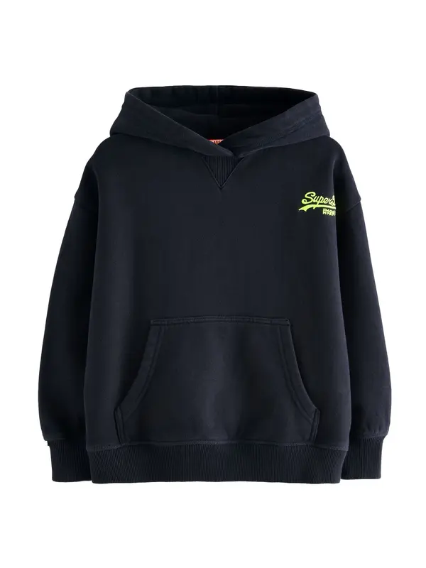 Superdry & Co Superdry & Co Majica 'Essentials'  mornarska / travnato zelena