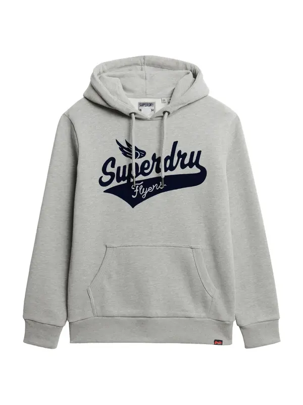 Superdry & Co Superdry & Co Majica 'FLYERS'  mornarska / siva