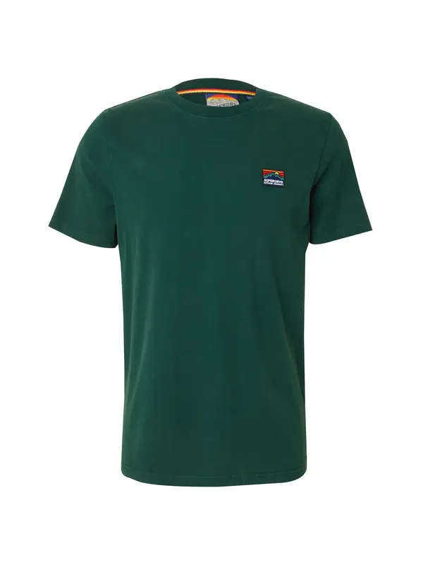 Superdry & Co Superdry & Co Majica 'Great Outdoors'  temno zelena