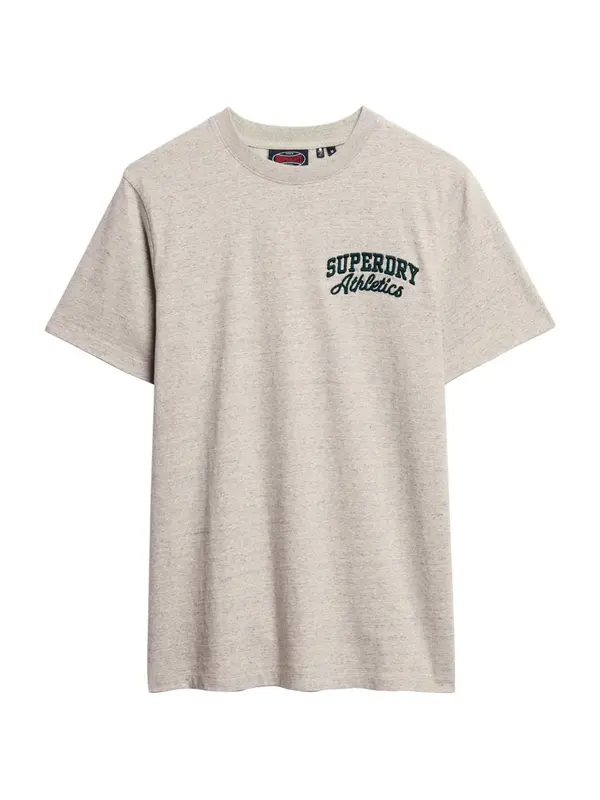 Superdry & Co Superdry & Co Majica  greige / temno zelena