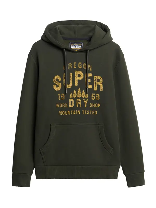 Superdry & Co Superdry & Co Majica  kaki / oliva