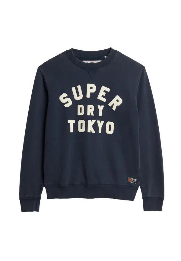 Superdry & Co Superdry & Co Majica  marine / bela