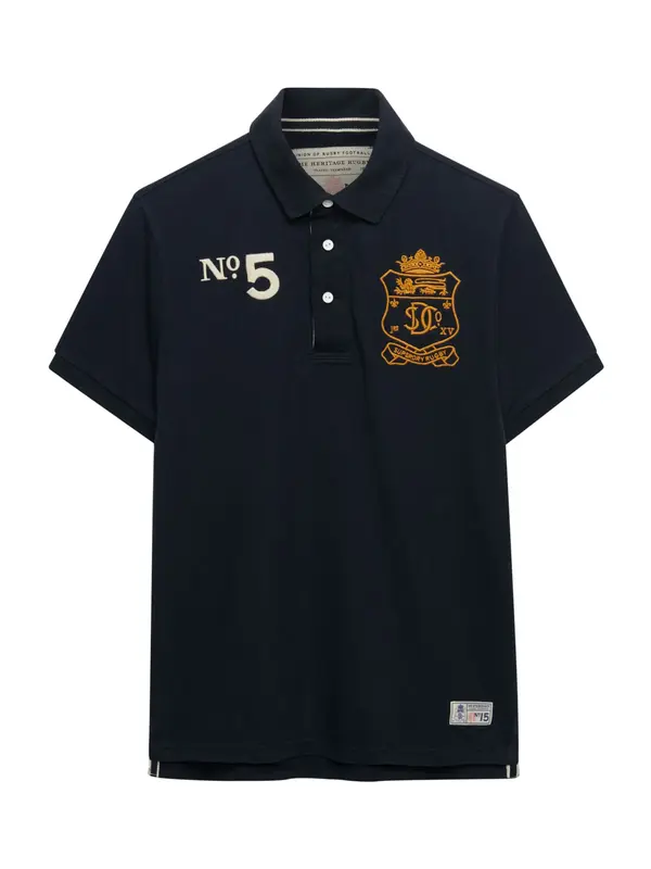 Superdry & Co Superdry & Co Majica  marine / oranžna / bela