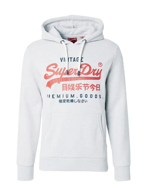 Superdry & Co Superdry & Co Majica  marine / pegasto siva / rdeča