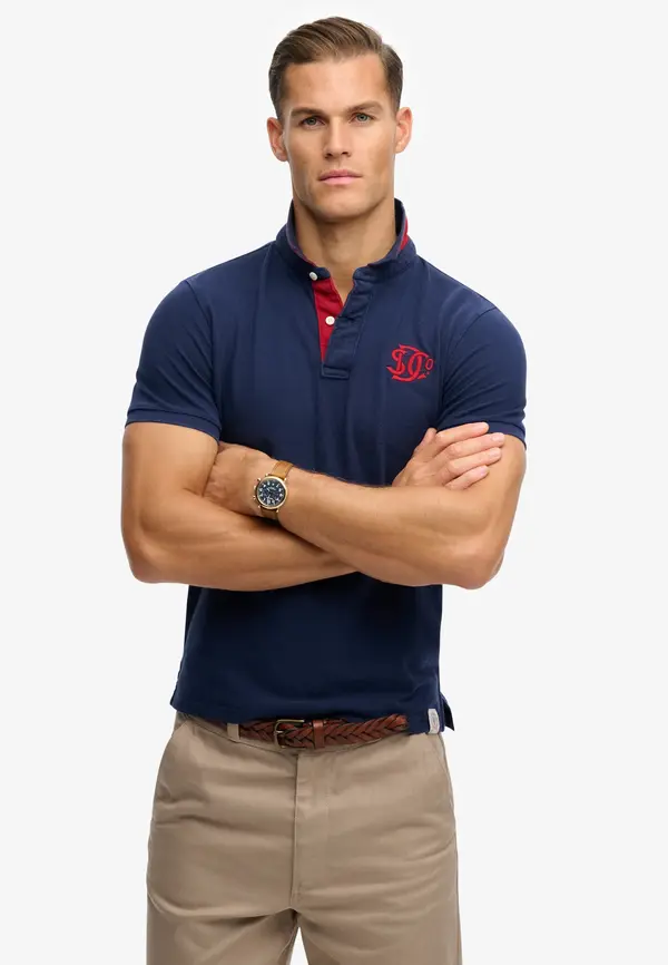 Superdry & Co Superdry & Co Majica  marine / rdeča