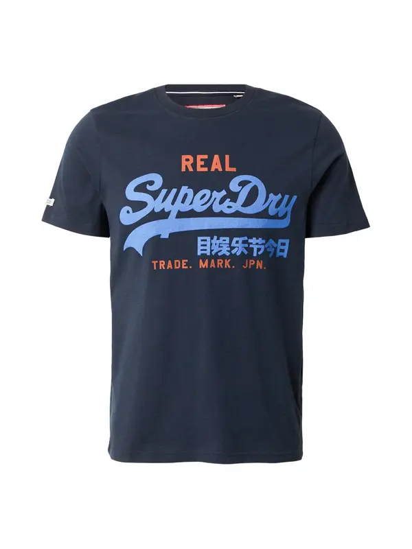 Superdry & Co Superdry & Co Majica  mornarska / nebeško modra / jastog