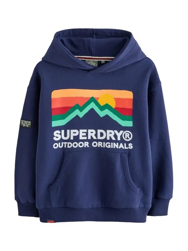 Superdry & Co Superdry & Co Majica  mornarska / rumena / zelena / rdeča