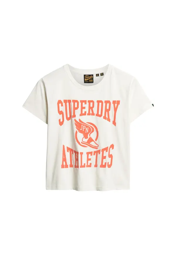 Superdry & Co Superdry & Co Majica  oranžna / bela