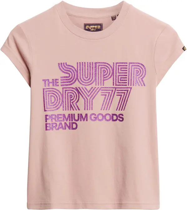 Superdry & Co Superdry & Co Majica  temno liila / roza