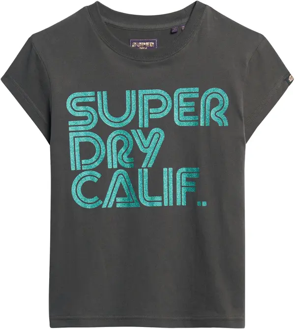 Superdry & Co Superdry & Co Majica  turkizna / antracit