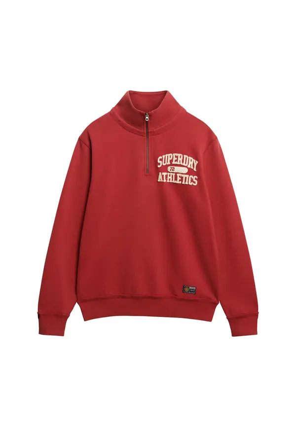 Superdry & Co Superdry & Co Majica 'Vintage Athletic'  bež / rdeča