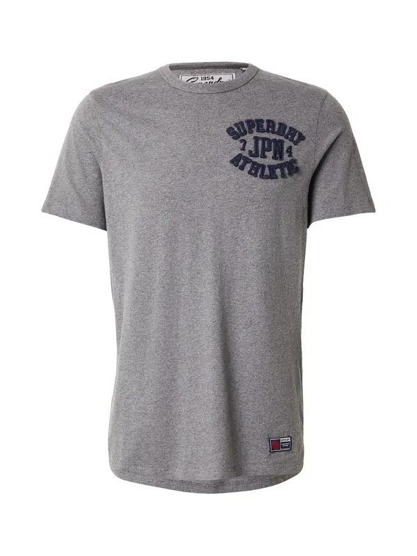 Superdry & Co Superdry & Co Majica 'Vintage Athletic'  marine / pegasto siva