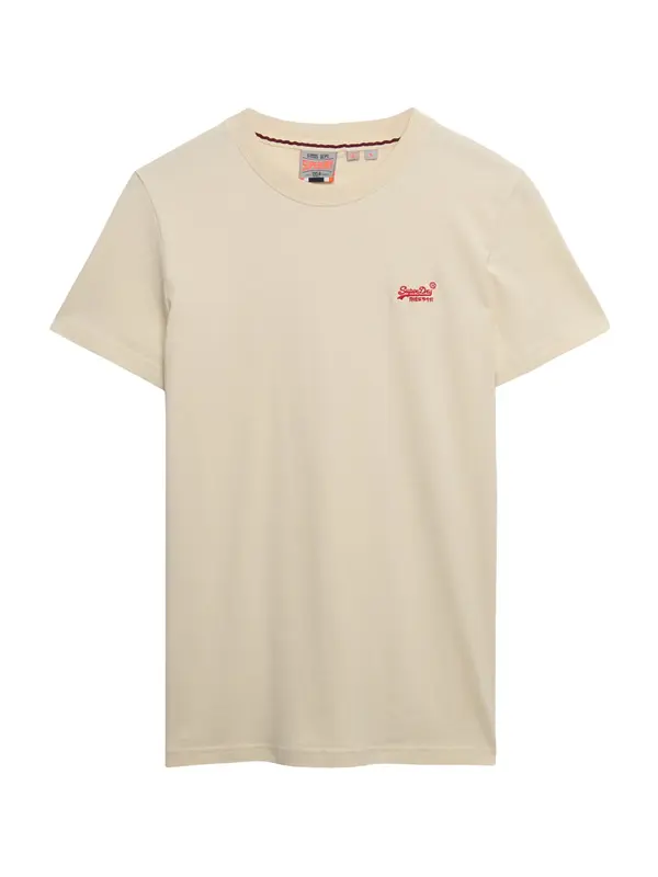 Superdry & Co Superdry & Co Majica 'VINTAGE LOGO'  svetlo bež / rdeča