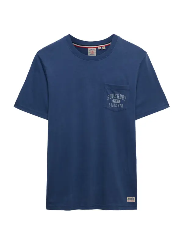Superdry & Co Superdry & Co Majica 'Vintage Prep'  bež / modra