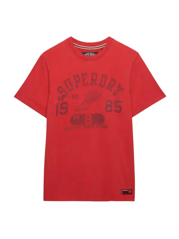 Superdry & Co Superdry & Co Majica 'VINTAGE PREP'  rdeča