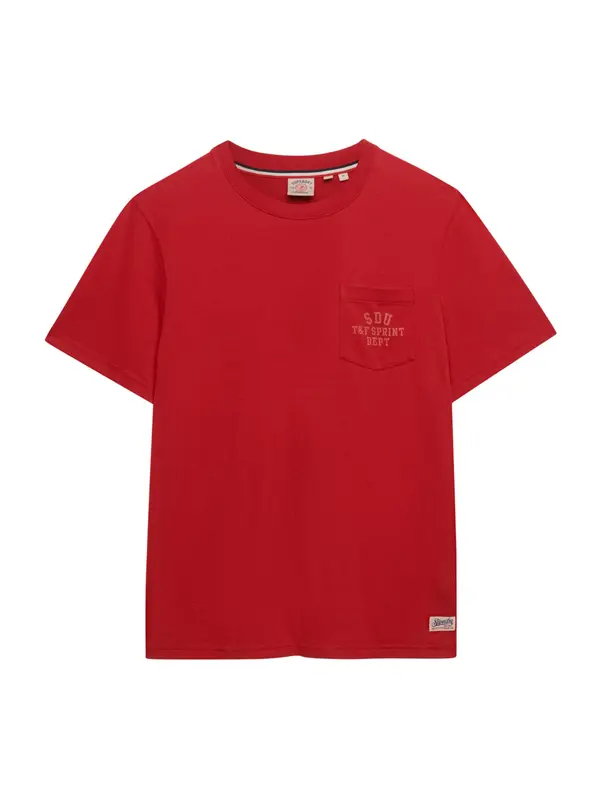 Superdry & Co Superdry & Co Majica 'VINTAGE'  rdeča / pastelno rdeča