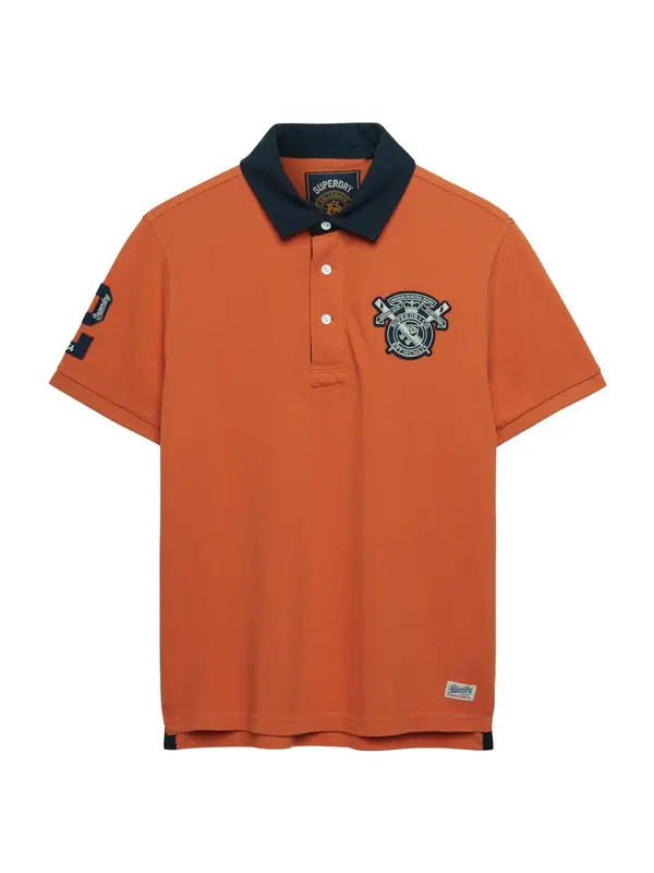 Superdry & Co Superdry & Co Majica 'Vintage'  temno modra / jastog / bela