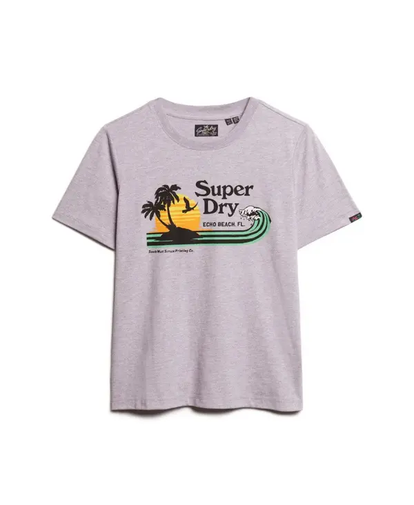 Superdry & Co Superdry & Co Majica  zelena / majnica / oranžna / črna
