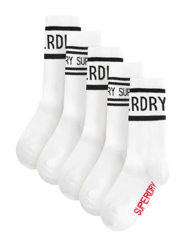 Superdry & Co Superdry & Co Nogavice  rdeča / črna / bela