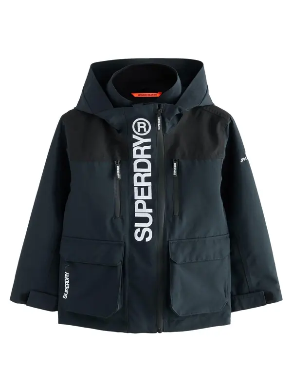 Superdry & Co Superdry & Co Plašč  mornarska / bela