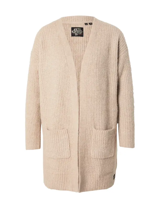 Superdry & Co Superdry & Co Pletena jopa 'Essential'  pesek