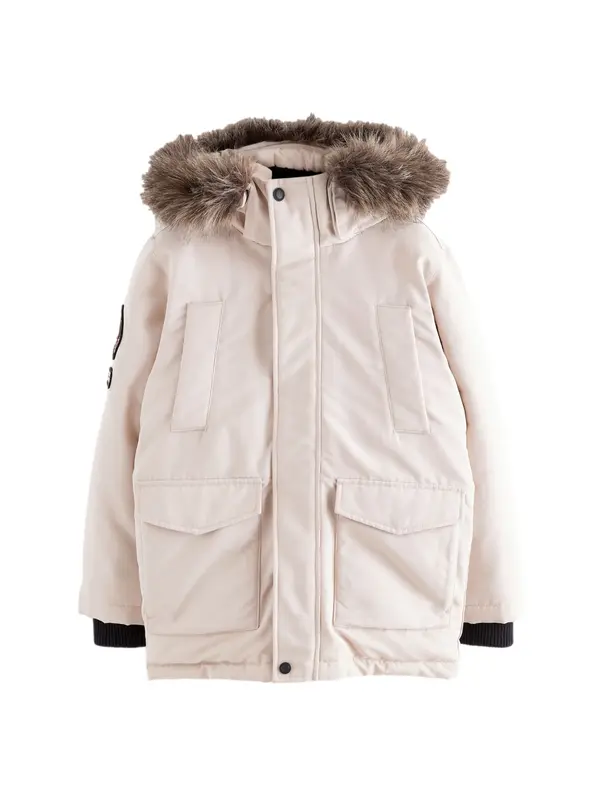 Superdry & Co Superdry & Co Prehodna jakna 'Everest'  kremna / rjava