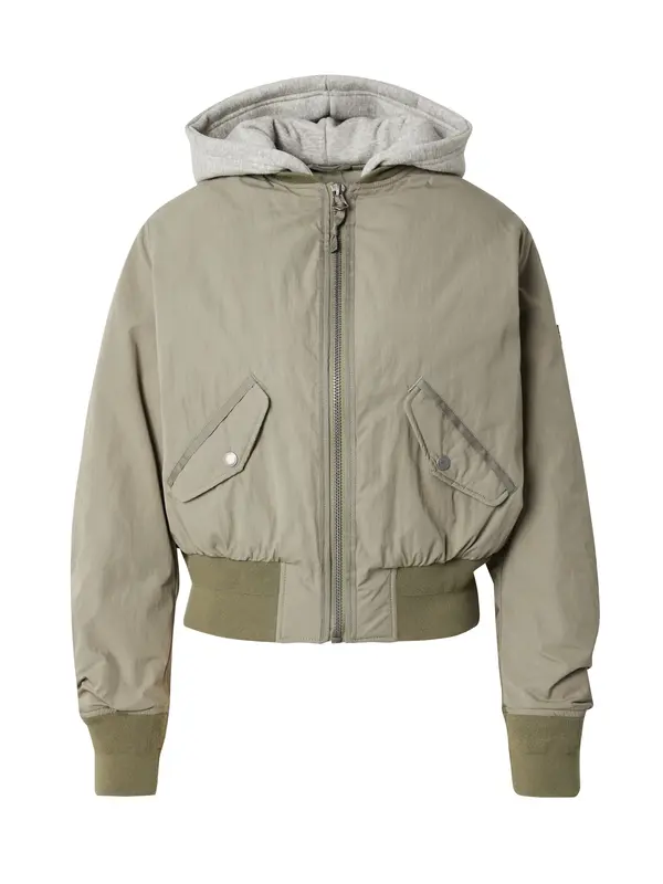 Superdry & Co Superdry & Co Prehodna jakna 'MA1'  pegasto siva / kaki