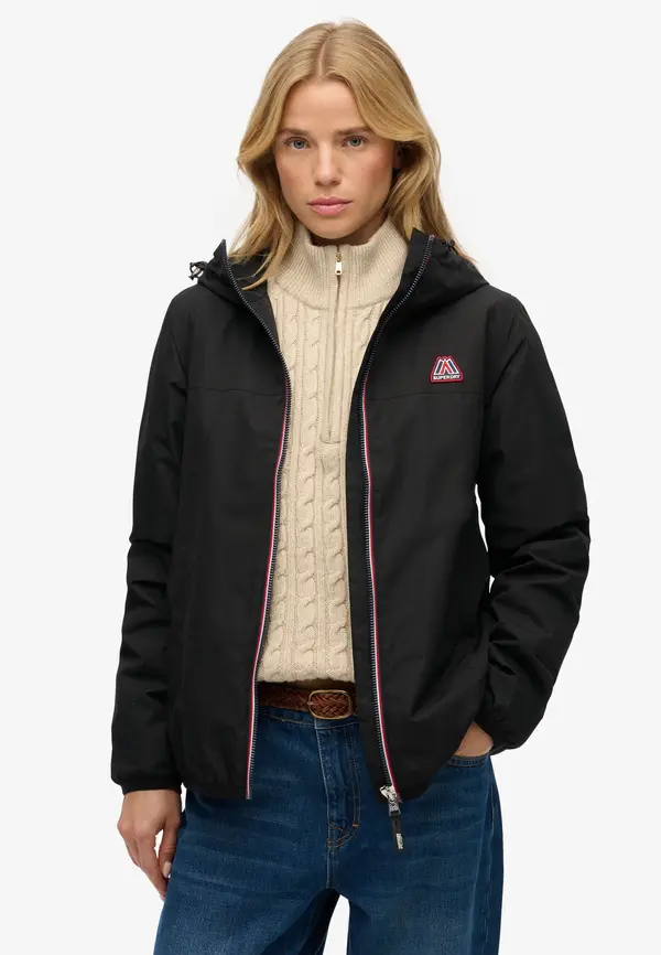 Superdry & Co Superdry & Co Prehodna jakna  rdeča / črna / bela