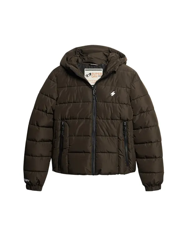 Superdry & Co Superdry & Co Prehodna jakna 'Spirit'  temno rjava / bela