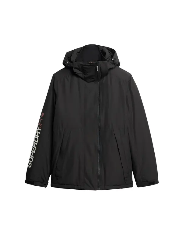 Superdry & Co Superdry & Co Prehodna jakna 'Yachter'  oranžno rdeča / črna / bela