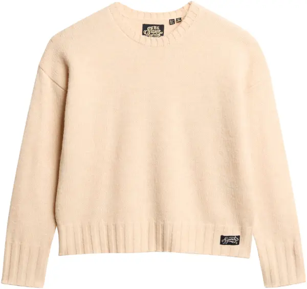 Superdry & Co Superdry & Co Pulover 'Essential'  bež / črna