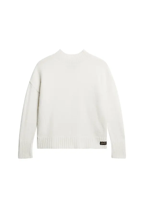 Superdry & Co Superdry & Co Pulover 'Essential'  ecru / črna