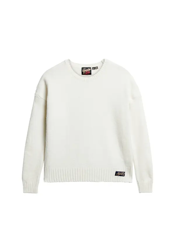 Superdry & Co Superdry & Co Pulover 'Essential'  off-bela