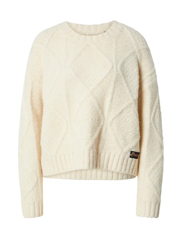Superdry & Co Superdry & Co Pulover  volneno bela