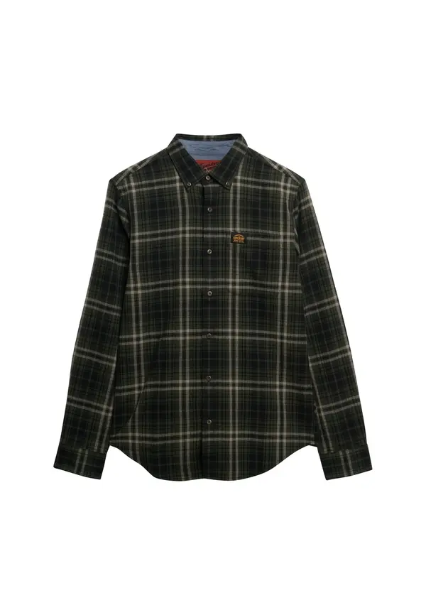 Superdry & Co Superdry & Co Srajca  oliva / temno zelena / bela