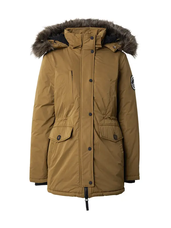 Superdry & Co Superdry & Co Zimska jakna 'ASHLEY EVEREST'  kaki / črna / bela