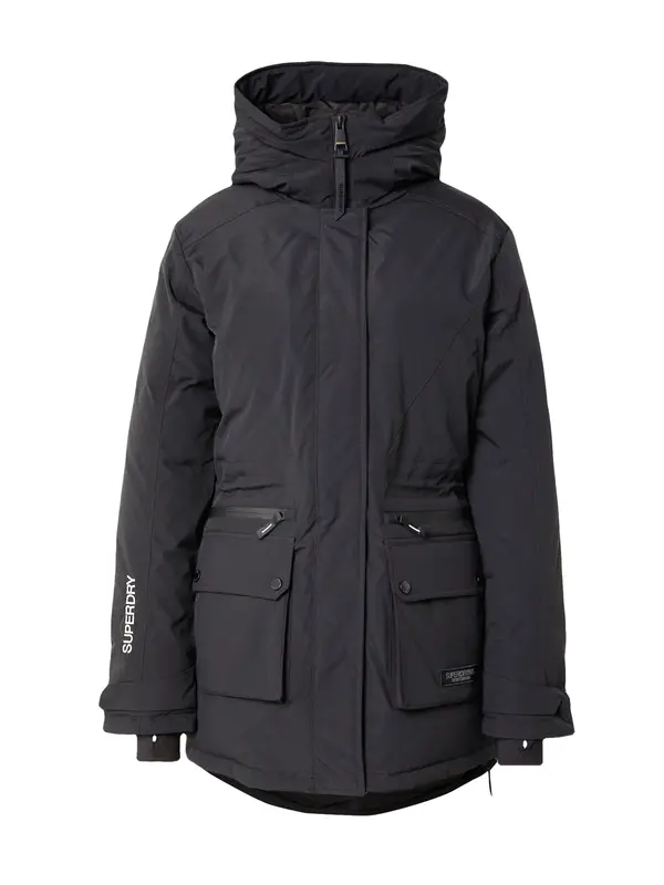 Superdry & Co Superdry & Co Zimska jakna 'City'  črna / bela