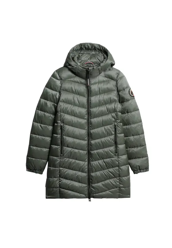 Superdry & Co Superdry & Co Zimski plašč 'Fuji'  temno zelena