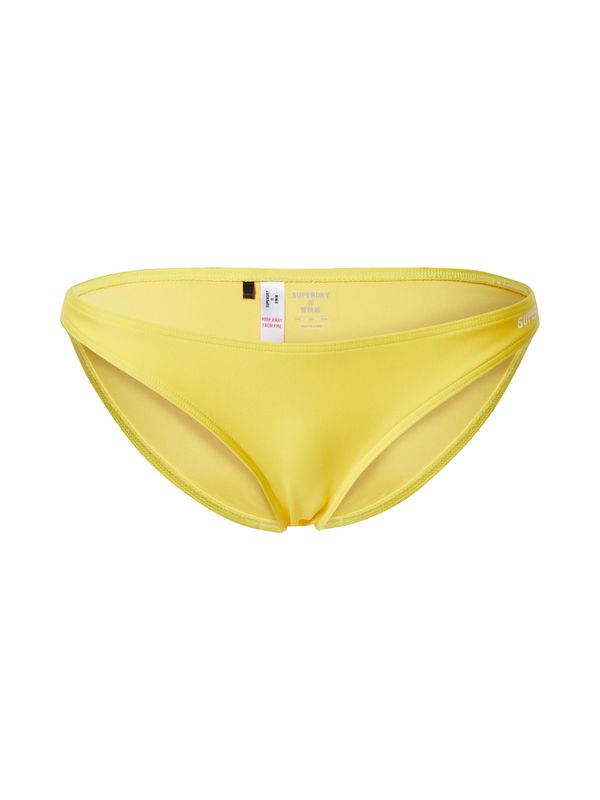Superdry Superdry Bikini hlačke  rumena / rdeča / črna / bela