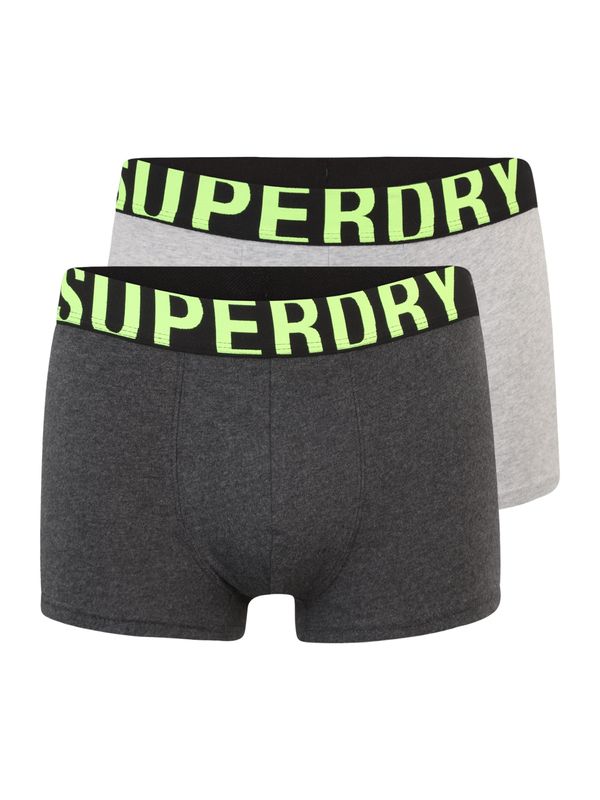Superdry Superdry Boksarice  neonsko rumena / siva / temno siva / črna