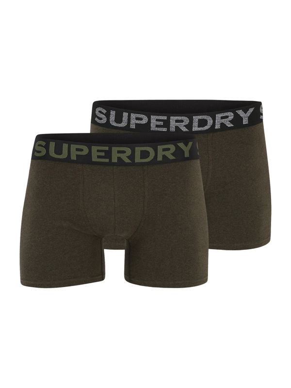 Superdry Superdry Boksarice  pegasto siva / oliva / kivi / črna