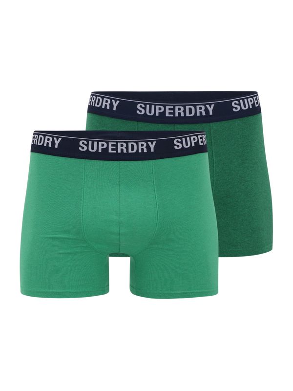 Superdry Superdry Boksarice  zelena / temno zelena / črna / bela