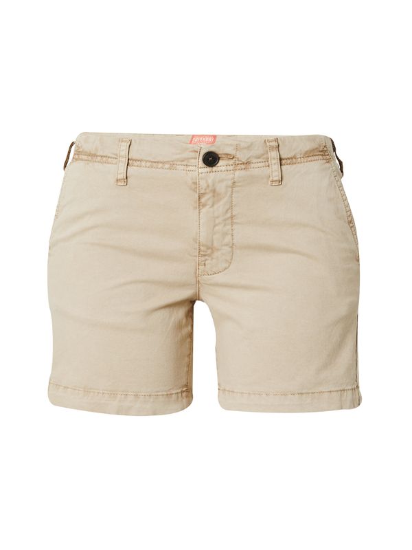 Superdry Superdry Chino hlače 'CLASSIC'  kapučino