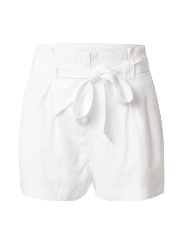 Superdry Superdry Hlače z naborki  bela